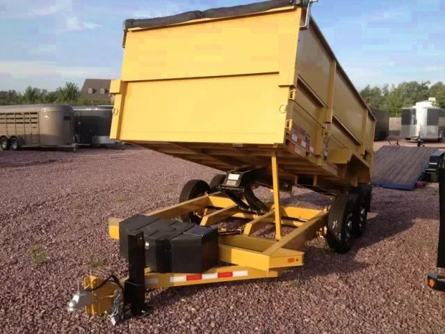 14ft Dump Trailer w/4 Foot Tall Sides