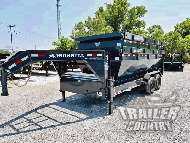 2026 New 83" x 16' 14K Tandem Axle GN Roll-Off Dump Trailer w/ 2 = Stackable Dump Bins