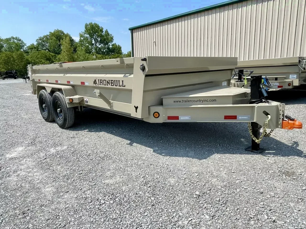 2026 New 7' x 16' Iron Bull Scissor Hoist Hydraulic Dump Trailer