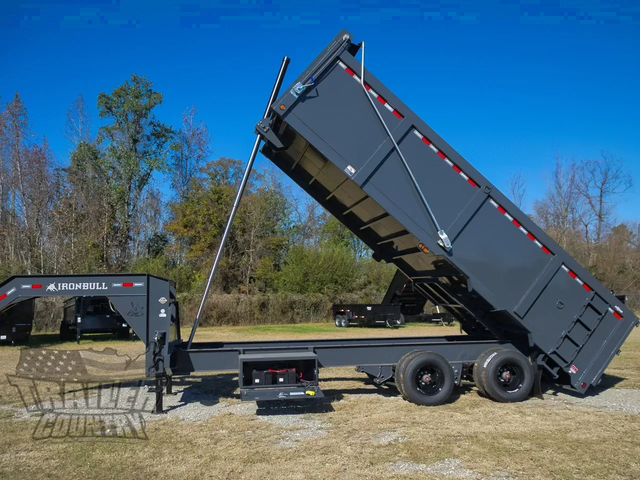 2026 NEW 102'' x 20' Dual Tandem 3 Stage Telescopic Gooseneck Dump Trlr w/ 48" High Sides