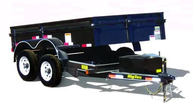 12 ft Tandem 5200lb Axle Single Ram Dump Trailer