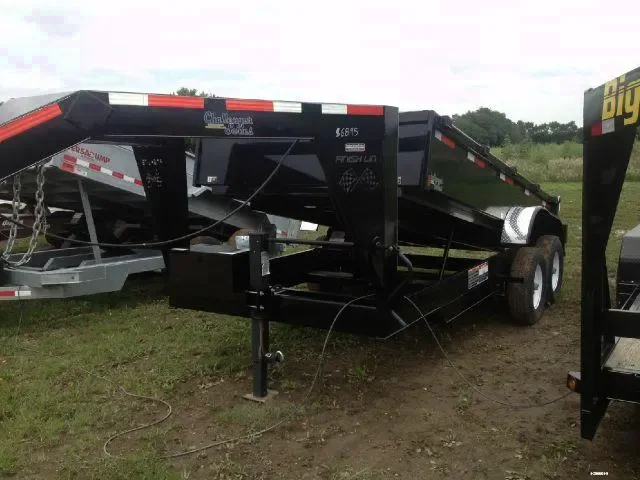 14ft Dump Trailer Gooseneck w/7000lb Tandem Axles