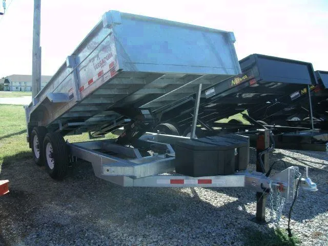 Bumper Pull14ft  Dump Trailer 3-Way Double Rear