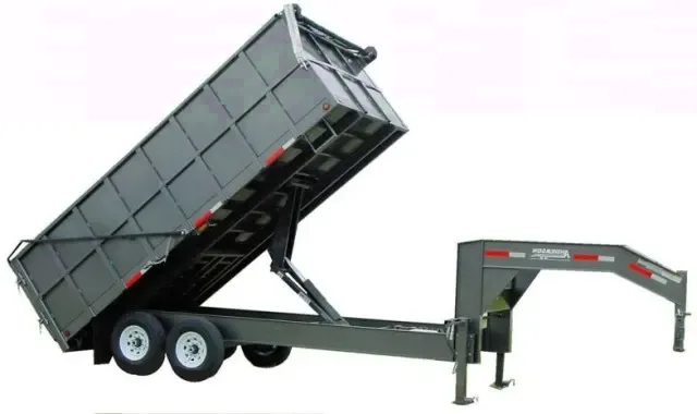 16ft Gooseneck TA Low Profile Dump Trailer