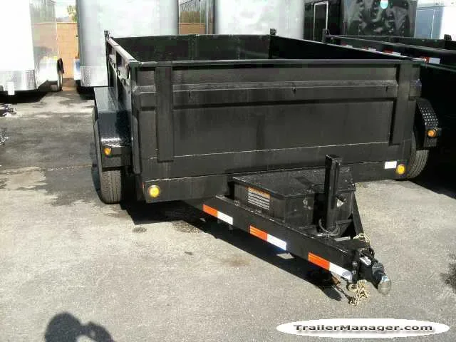10ft Dump Trailer w/ Diamond Plate Fenders