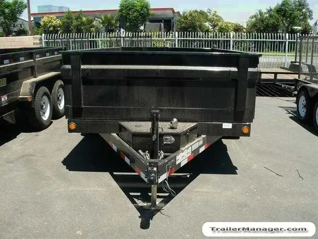 14ft Dump Trailer w/7000lb Axles
