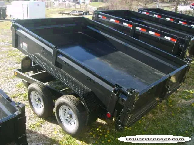 10FT Tandem 5200LB Axle Bumper Pull Dump Trailer
