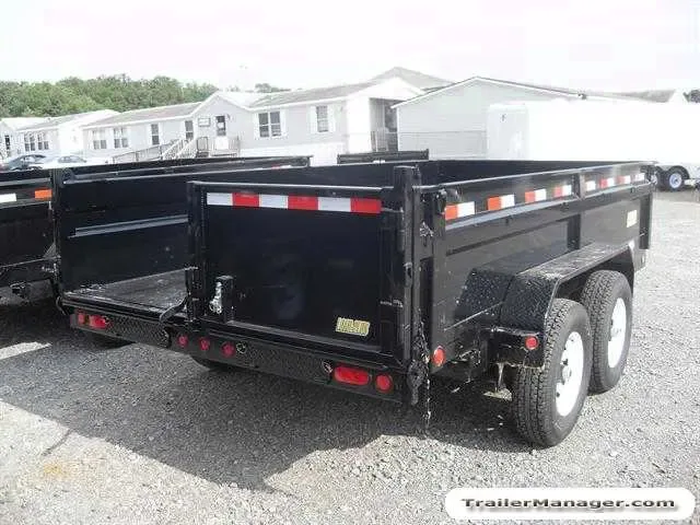 Dump 14ft Tandem Axle Black-BP