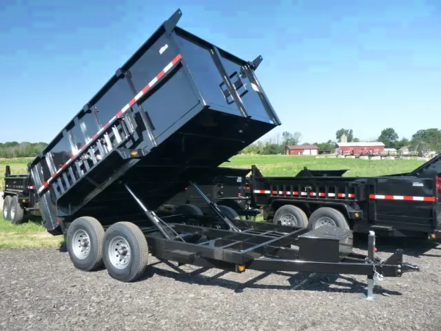 12ft Dump Trailer w/4 Foot Extra Tall Sides