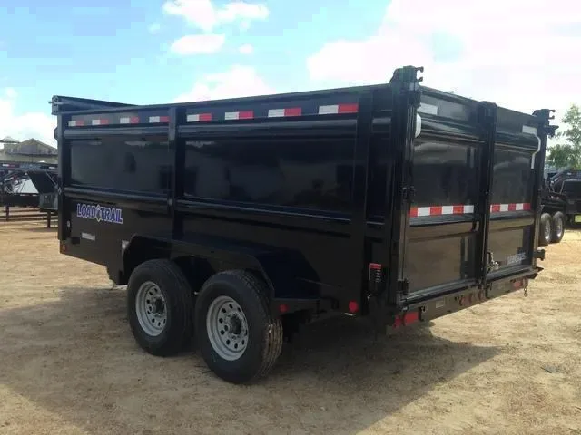 BLACK DUMP TRAILER 4' SIDES 14FT