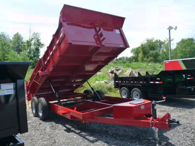 16 ft Powered Tilt Dump Trailer
