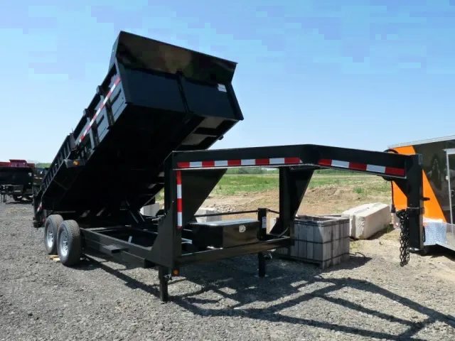 16 ft Low Profile Gooseneck Dump Trailer