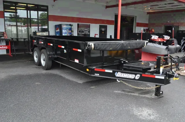 2026 Diamond C 7x16 Heavy-Duty Dump Trailer