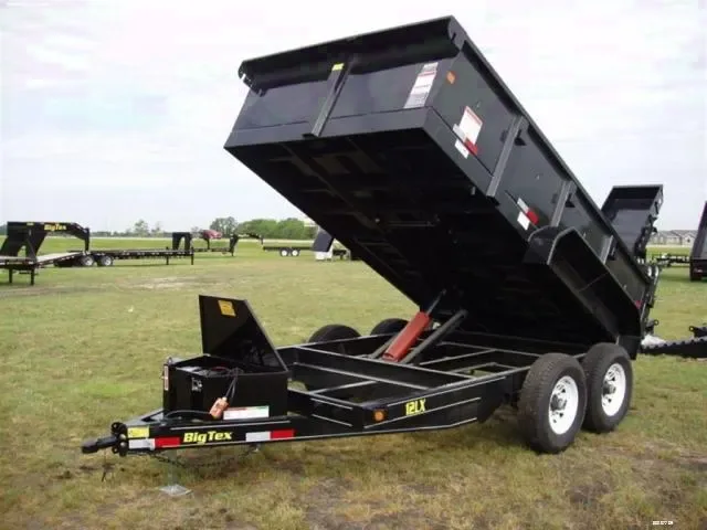 12 ft Dump Trailer Tandem 5200lb Axle