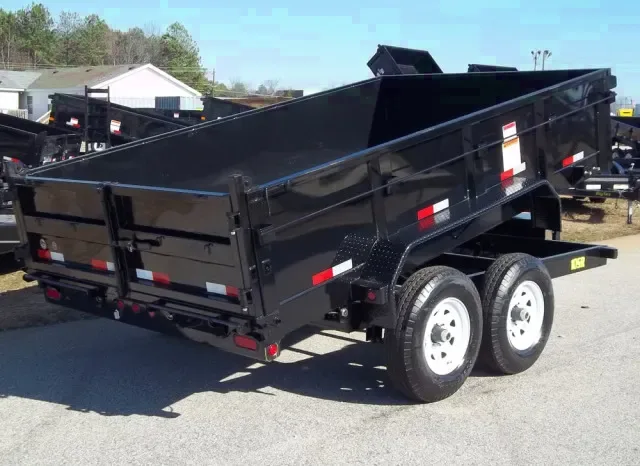 12ft  Dump Trailer, 5200# axles w/ Ramps