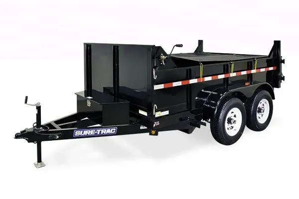 Dump Trailer Bumper Pull 10ft Black