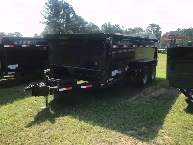 14FT BUMPER PULL DUMP TRAILER W/4 FOOT SIDES