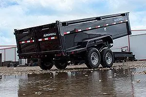 16ft Tandem 7000lb Axle Dump Trailer