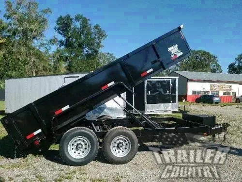 2026 New Model 7'x16' Tandem Axle, Hydraulic Dump Trailer with Ramps
