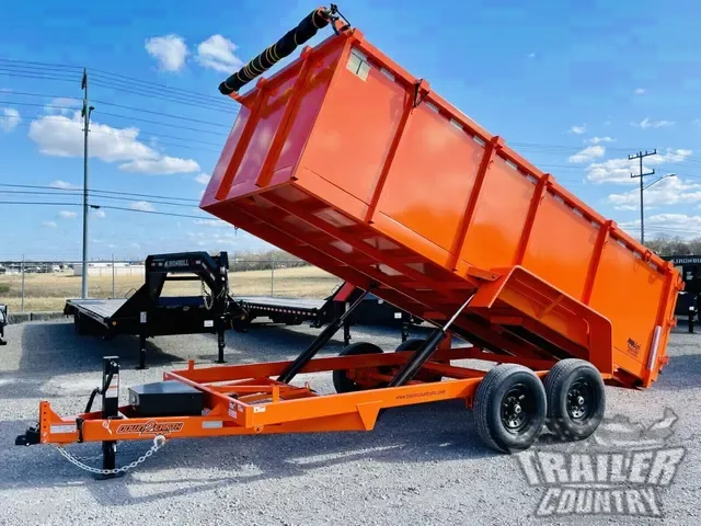 2026 Brand New 7' x 16' Hydraulic Dump Trailer w/ 48" High Sides, 1 Piece Floor,