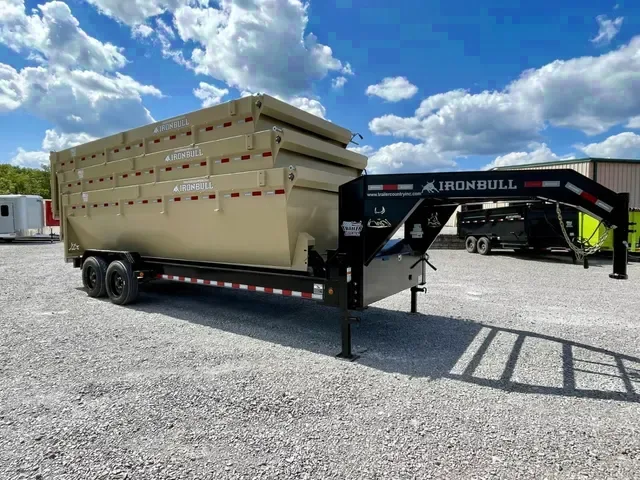 2026 NEW Ironbull 83" x 20' Roll Off Dump Trailer Package Includes (1)16K trailer Roll Off Trailer plus 3 Stackable Dump Bins!