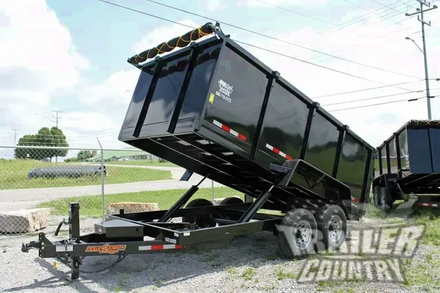 2026 NEW 7x14, 4FT sides Hydraulic Dump Trailer w/ 1 Piece Solid Steel Floor