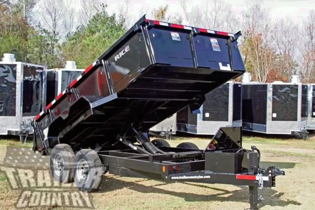 7 X 14 14,000LBS HYDRAULIC DECK OVER DUMP TRAILER