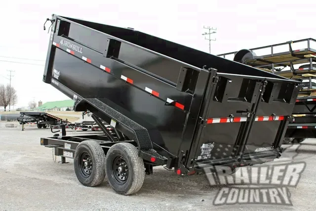 2026 NEW Ironbull 7x14x36 Scissor Hoist Hydraulic Dump w/ 3 way Spreader Gate