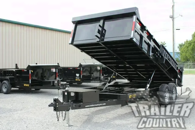 7' x 16' Bumper Pull Hydraulic Dump Trailer w/ 24" High Sides     Up for your Consideration is a