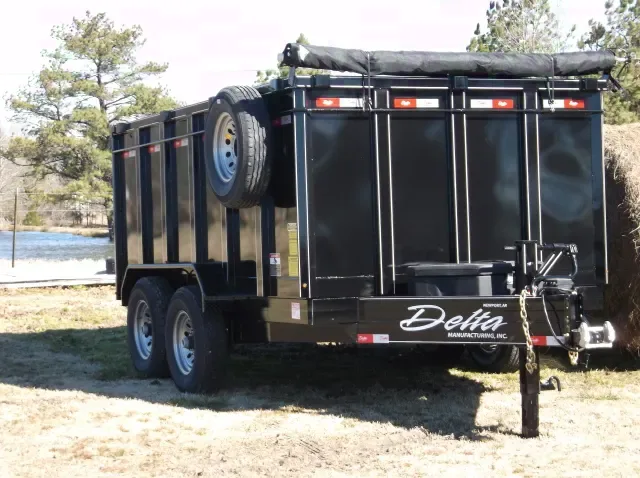 DELTA 7 x 12  x 4 Bumper Pull Dump
