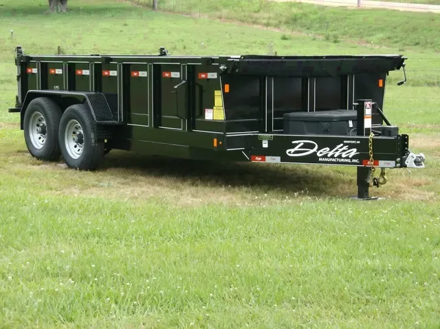New Delta 7 x 14 x 2 Bumper Pull Dump