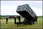 20ft Tandem Dual Gooseneck Dump Trailer