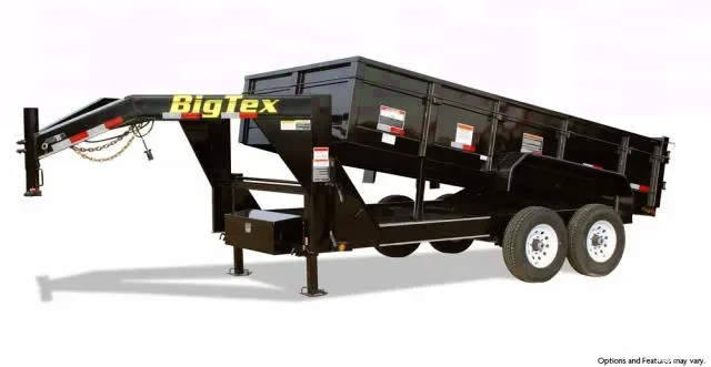 14ft Low Profile Gooseneck Dump Trailer