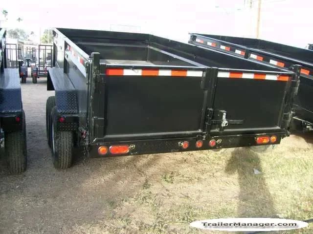 14ft Tandem 7000lb Axle Low Profile  Dump Trailer