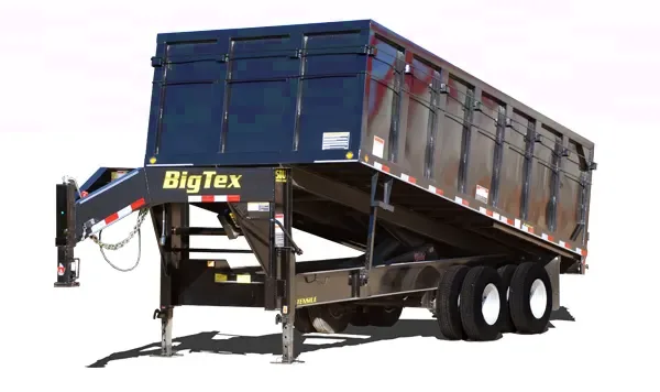 18ft Gooseneck Dump Trailer w/48" Sides