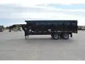 18ft Gooseneck Dump Trailer 4 foot Steel Sides