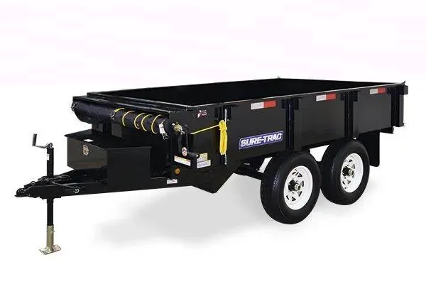 10FT TANDEM 3500LB AXLE BLACK DUMP