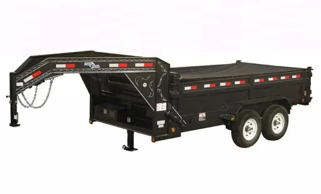 LOW PROFILE 14FT GN DUMP TRAILER
