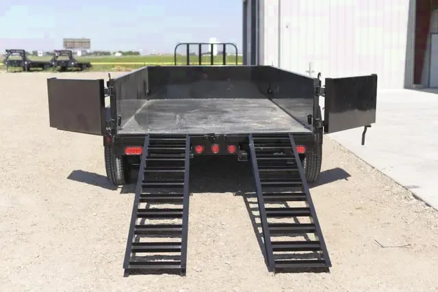12ft Powered Tilt Dump Trailer