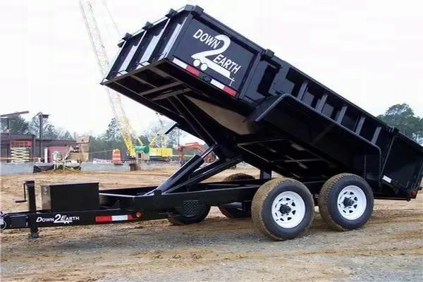 Bumper Pull 14ft  Powered Tilt Dump Trailer