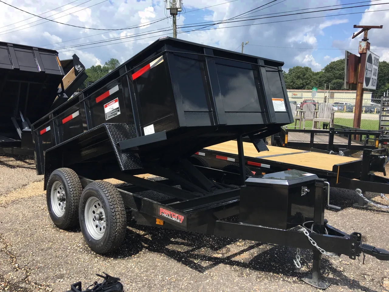 Dump Trailers 6x8 up to a 7x16