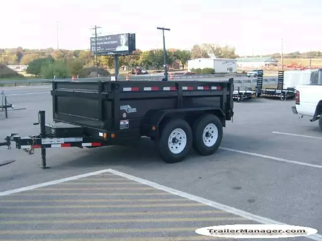 10ft Dump Trailer w/Diamond Treated Plate Fenders