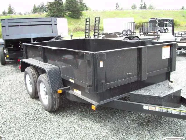10ft Dump Trailer w/1 Piece 2 Way Style Rear
