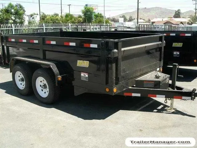 12ft Dump Trailer w/Combo Gate
