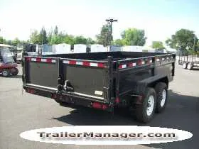14ft Low Profile Dump Trailer with Ramps