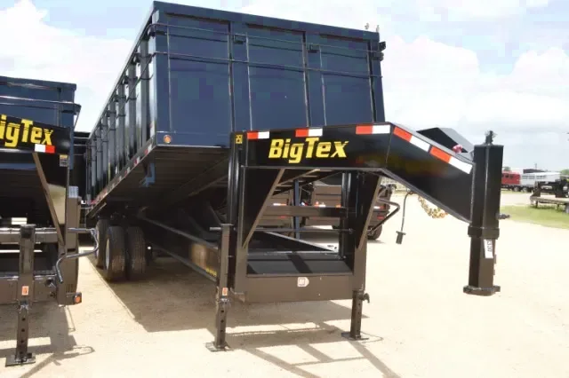 18ft Tandem 10K Dual Axle Gooseneck Dump Trailer