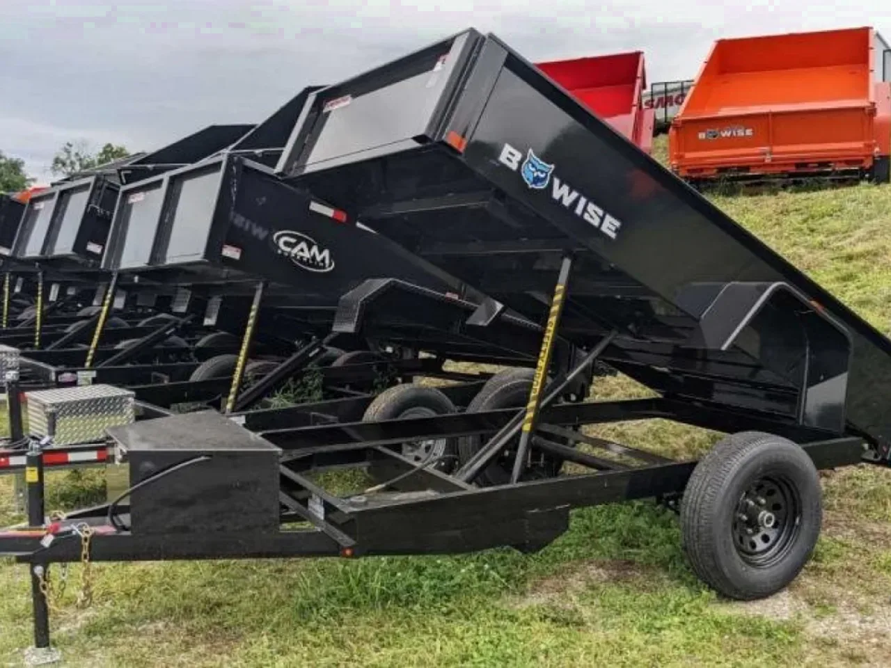 2027 BWise 5x10 Single Axle Dump w/ One Piece Gate