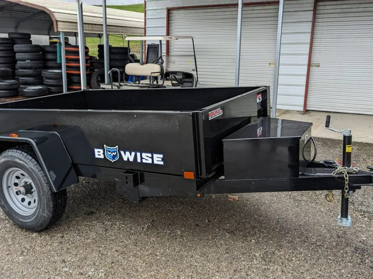 2026 BWise 5x8 Lo Pro Dump Trailer w/ 2" Coupler