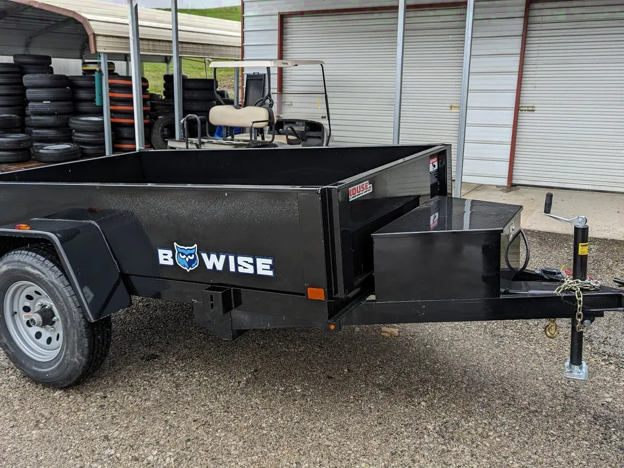 2026 BWise 5x8 Lo Pro Dump Trailer w/ 2" Coupler