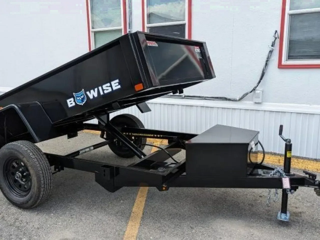 2027 BWise 5x8 Lo Pro Dump Trailer w/ No Brakes